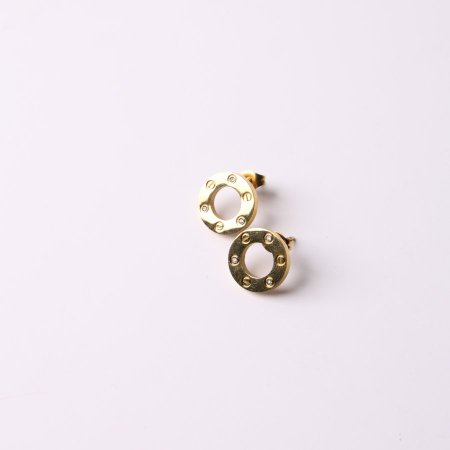 حلق Cartier دائري بزركون